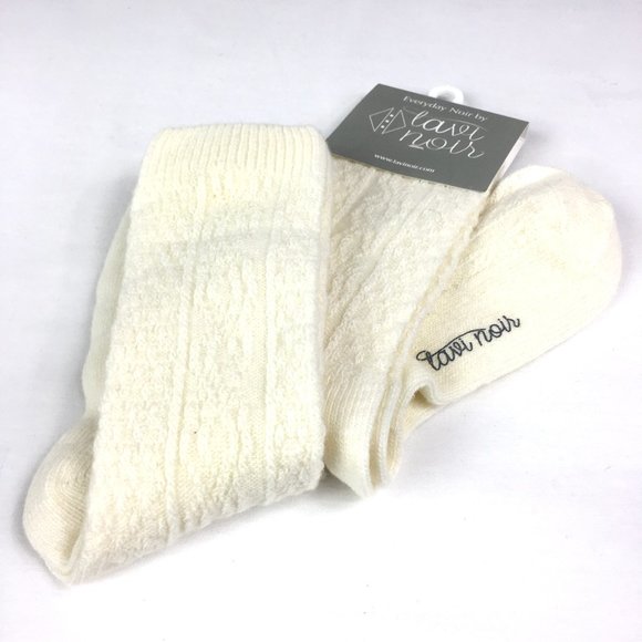 🌺3/$15🌺 NWT 2 Pair Lot Tavi Noir Crema Socks. - Picture 1 of 6